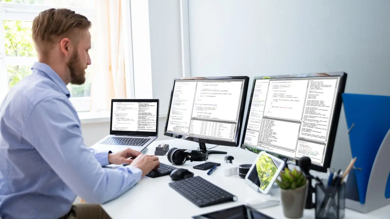 a software developer working in the Office